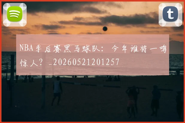 NBA季后赛黑马球队:今年谁将一鸣惊人?_20260521201257